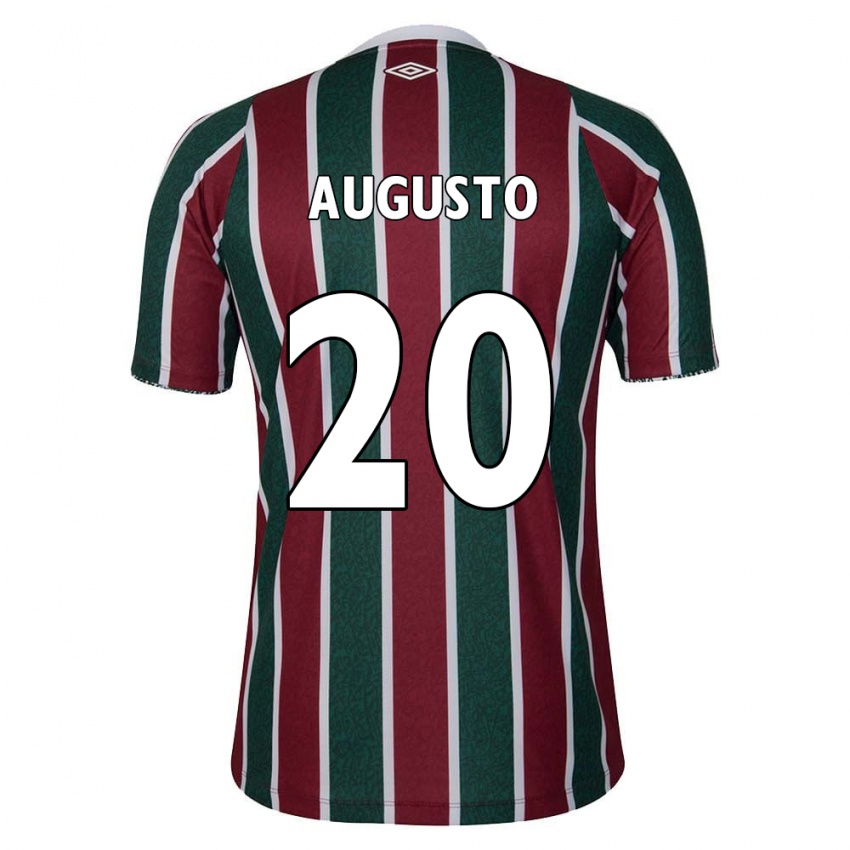 Børn Renato Augusto #20 Grøn Rødbrun Hvid Hjemmebane Spillertrøjer 2024/25 Trøje T-Shirt