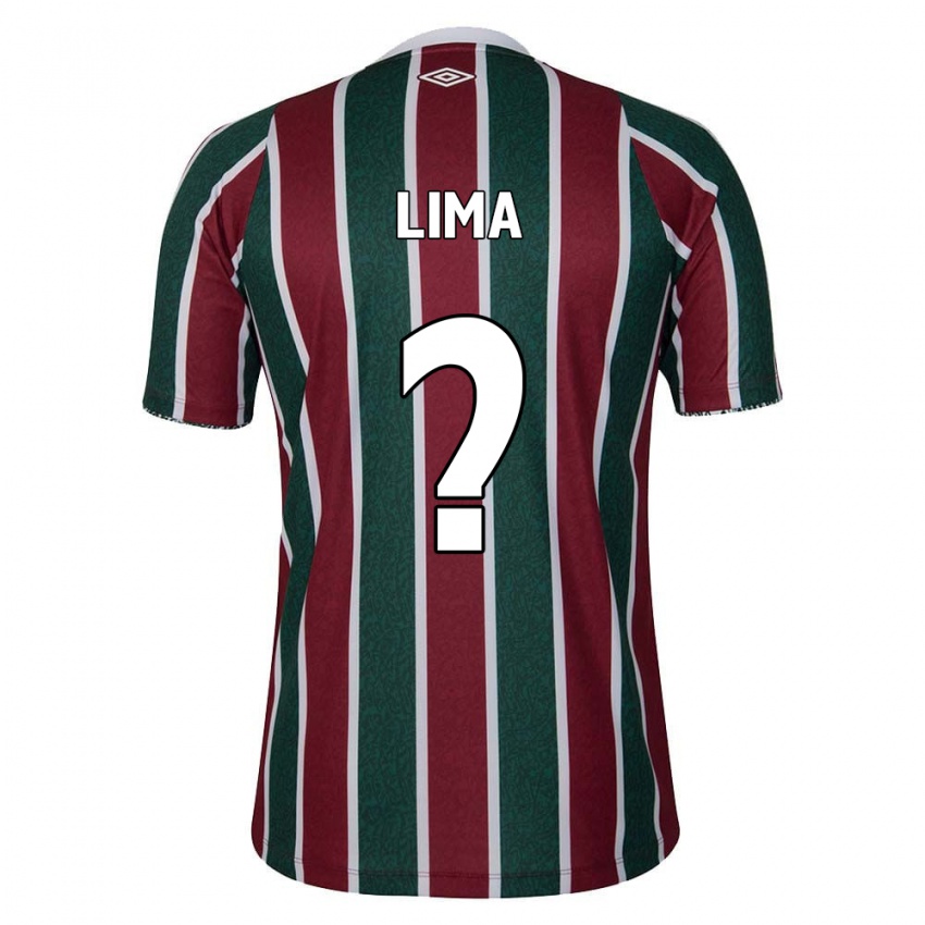 Børn Daniel Lima #0 Grøn Rødbrun Hvid Hjemmebane Spillertrøjer 2024/25 Trøje T-Shirt