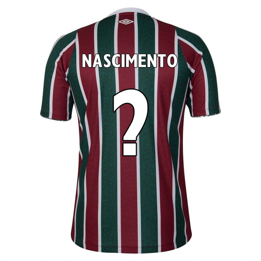 Børn Hiago Nascimento #0 Grøn Rødbrun Hvid Hjemmebane Spillertrøjer 2024/25 Trøje T-Shirt