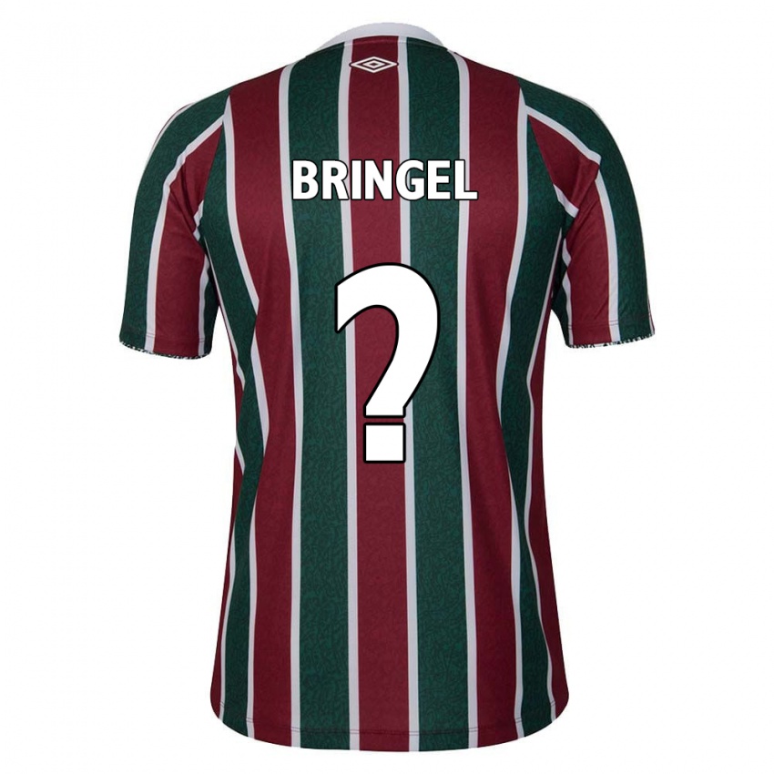 Børn Rodrigo Bringel #0 Grøn Rødbrun Hvid Hjemmebane Spillertrøjer 2024/25 Trøje T-Shirt