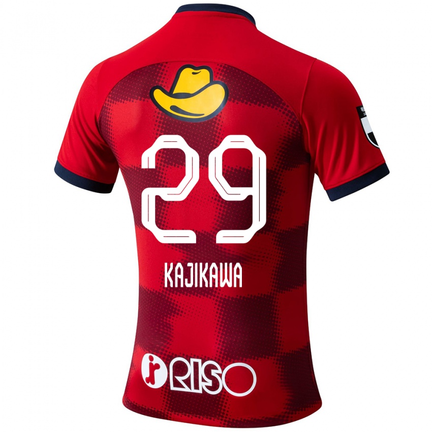 Børn Yuji Kajikawa #29 Rød Blå Hvid Hjemmebane Spillertrøjer 2024/25 Trøje T-Shirt