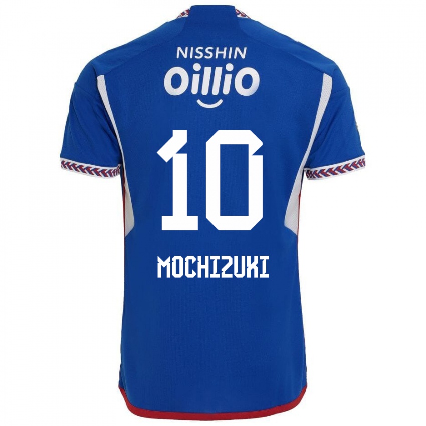 Børn Kohei Mochizuki #10 Blå Hvid Rød Hjemmebane Spillertrøjer 2024/25 Trøje T-Shirt