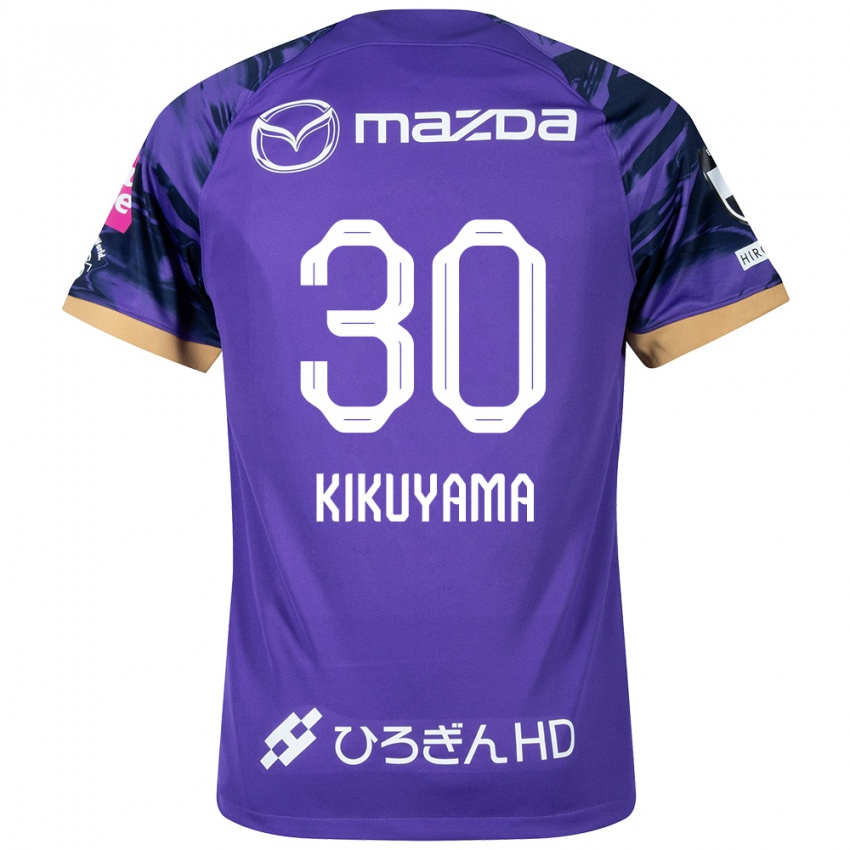 Børn Rio Kikuyama #30 Lilla Hvid Hjemmebane Spillertrøjer 2024/25 Trøje T-Shirt