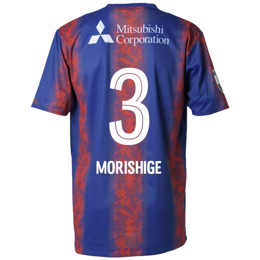 Børn Masato Morishige #3 Blå Rød Hjemmebane Spillertrøjer 2024/25 Trøje T-Shirt