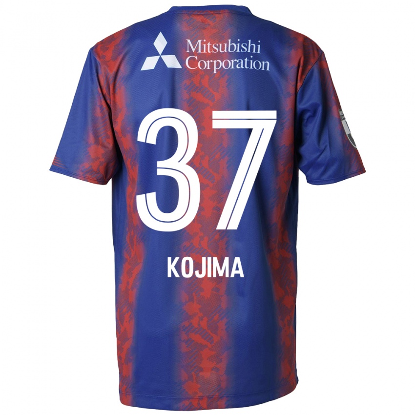 Børn Satsuki Kojima #37 Blå Rød Hjemmebane Spillertrøjer 2024/25 Trøje T-Shirt