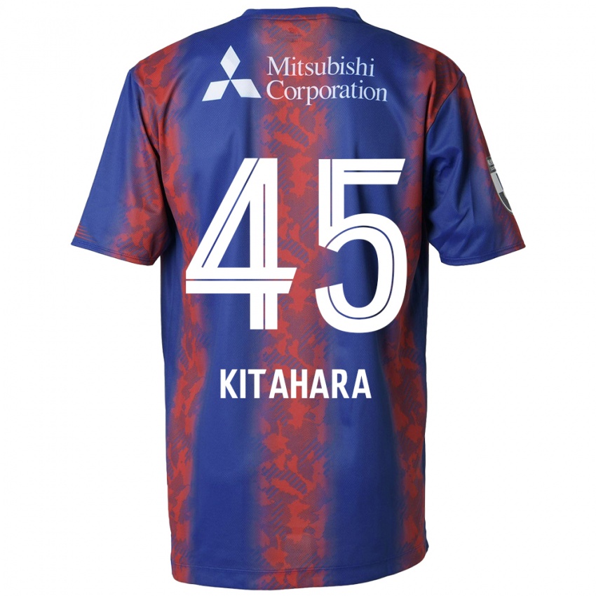 Børn Maki Kitahara #45 Blå Rød Hjemmebane Spillertrøjer 2024/25 Trøje T-Shirt