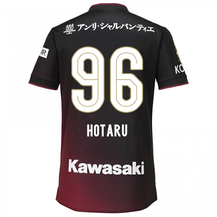 Børn Hotaru Yamaguchi #96 Sort Rød Hjemmebane Spillertrøjer 2024/25 Trøje T-Shirt