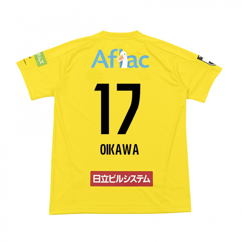 Børn Koki Oikawa #17 Gul Sort Hjemmebane Spillertrøjer 2024/25 Trøje T-Shirt