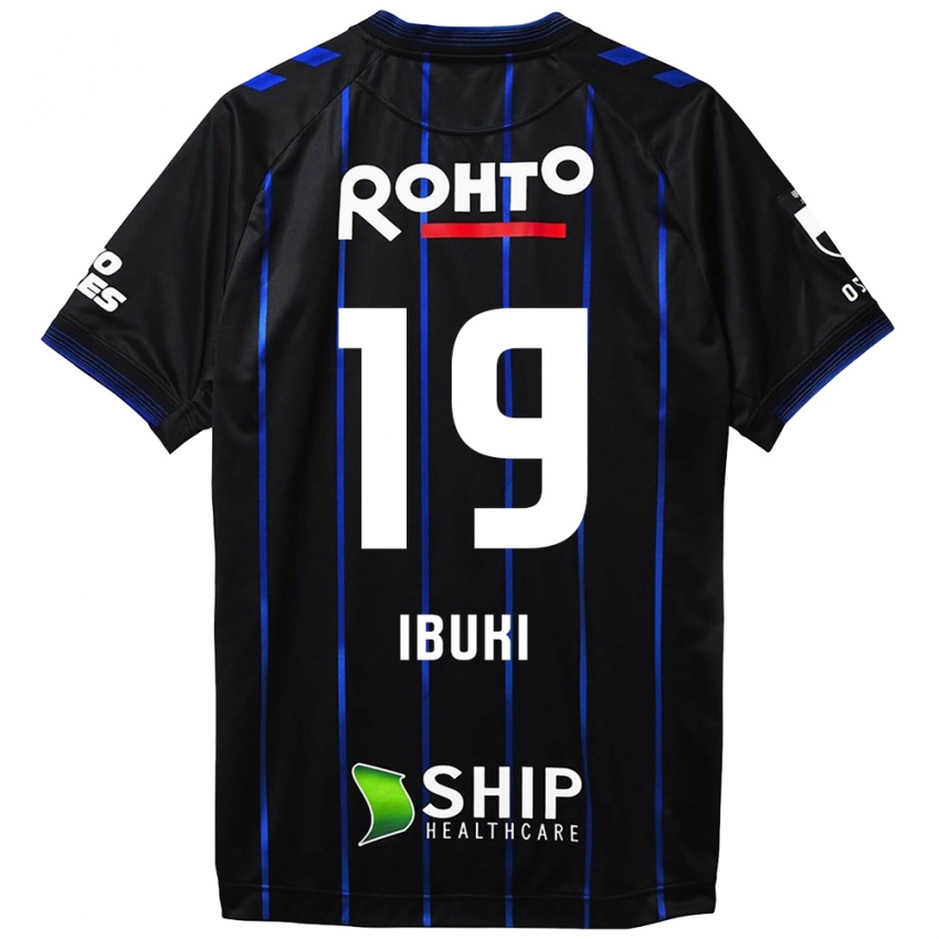 Børn Ibuki Konno #19 Sort Blå Hjemmebane Spillertrøjer 2024/25 Trøje T-Shirt