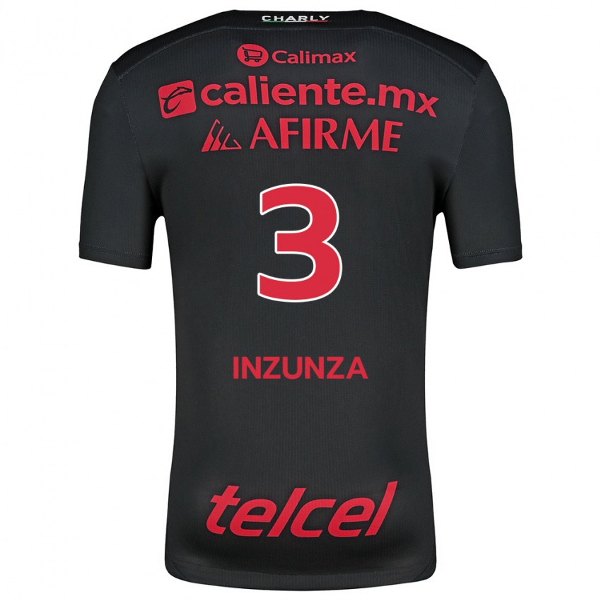 Børn Rafael Fernández #3 Sort Rød Hjemmebane Spillertrøjer 2024/25 Trøje T-Shirt