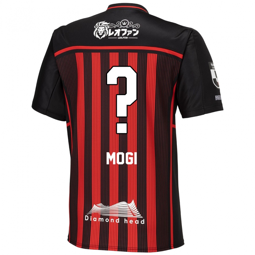 Børn Katsuyuki Mogi #0 Rød Sort Hjemmebane Spillertrøjer 2024/25 Trøje T-Shirt