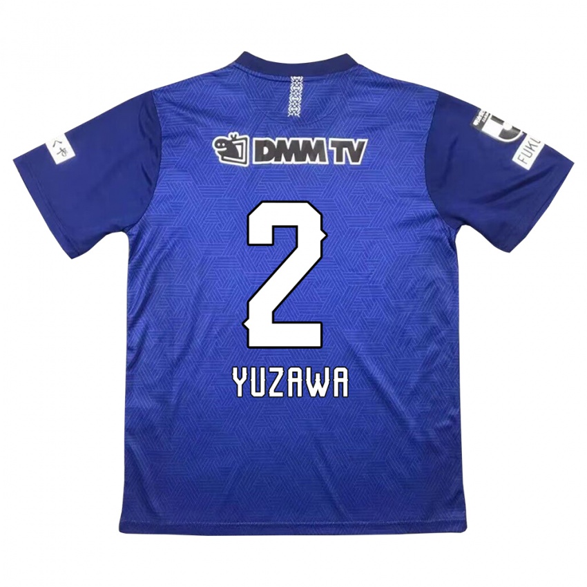 Børn Masato Yuzawa #2 Mørkeblå Hjemmebane Spillertrøjer 2024/25 Trøje T-Shirt