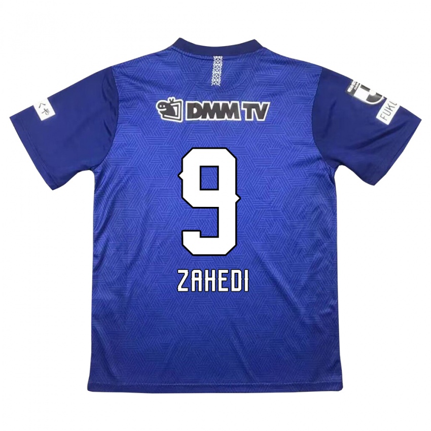 Børn Shahab Zahedi #9 Mørkeblå Hjemmebane Spillertrøjer 2024/25 Trøje T-Shirt