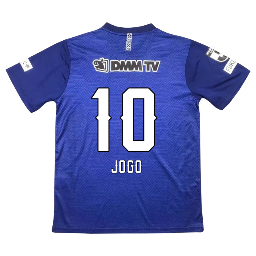 Børn Hisashi Jogo #10 Mørkeblå Hjemmebane Spillertrøjer 2024/25 Trøje T-Shirt