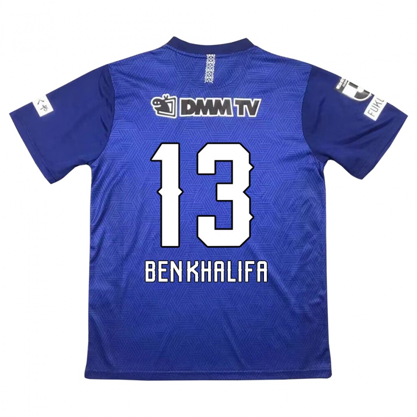 Børn Nassim Ben Khalifa #13 Mørkeblå Hjemmebane Spillertrøjer 2024/25 Trøje T-Shirt