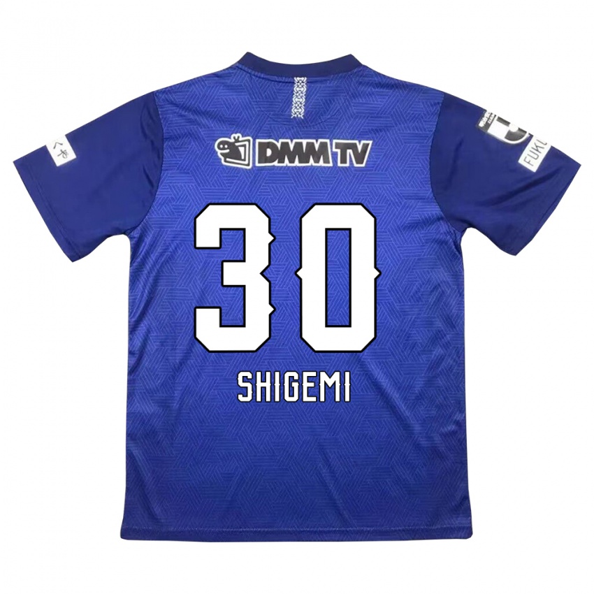 Børn Masato Shigemi #30 Mørkeblå Hjemmebane Spillertrøjer 2024/25 Trøje T-Shirt