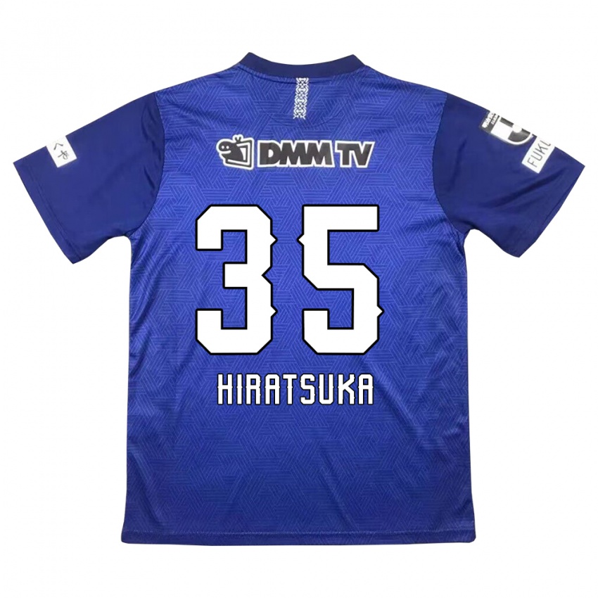 Børn Yuto Hiratsuka #35 Mørkeblå Hjemmebane Spillertrøjer 2024/25 Trøje T-Shirt