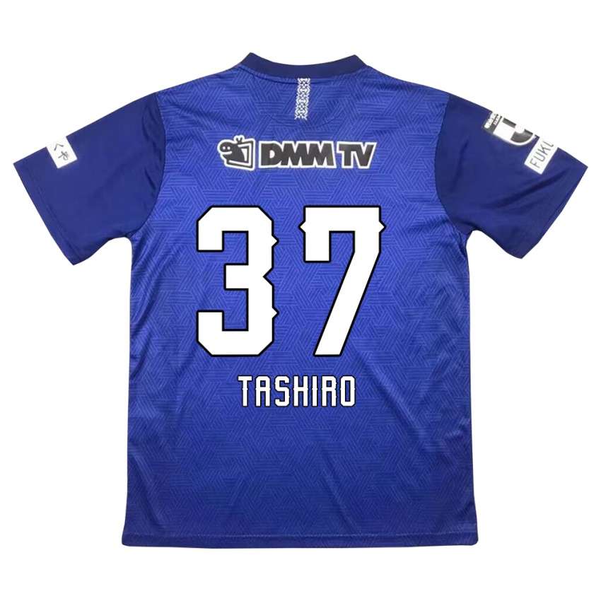 Børn Masaya Tashiro #37 Mørkeblå Hjemmebane Spillertrøjer 2024/25 Trøje T-Shirt