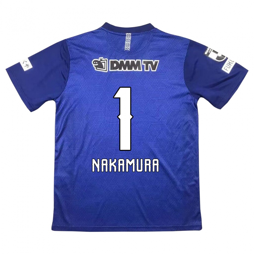 Børn Seigo Nakamura #1 Mørkeblå Hjemmebane Spillertrøjer 2024/25 Trøje T-Shirt