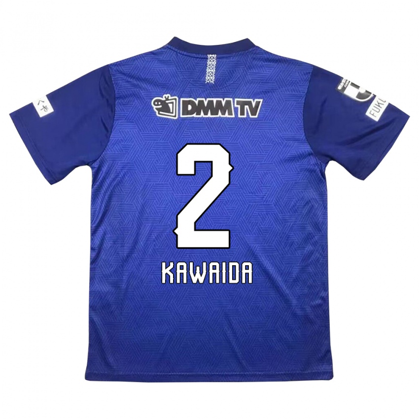 Børn Ryoya Kawaida #2 Mørkeblå Hjemmebane Spillertrøjer 2024/25 Trøje T-Shirt