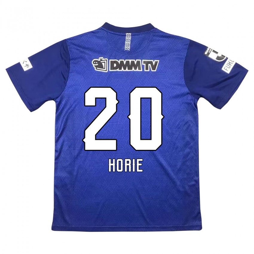 Børn Hibiki Horie #20 Mørkeblå Hjemmebane Spillertrøjer 2024/25 Trøje T-Shirt