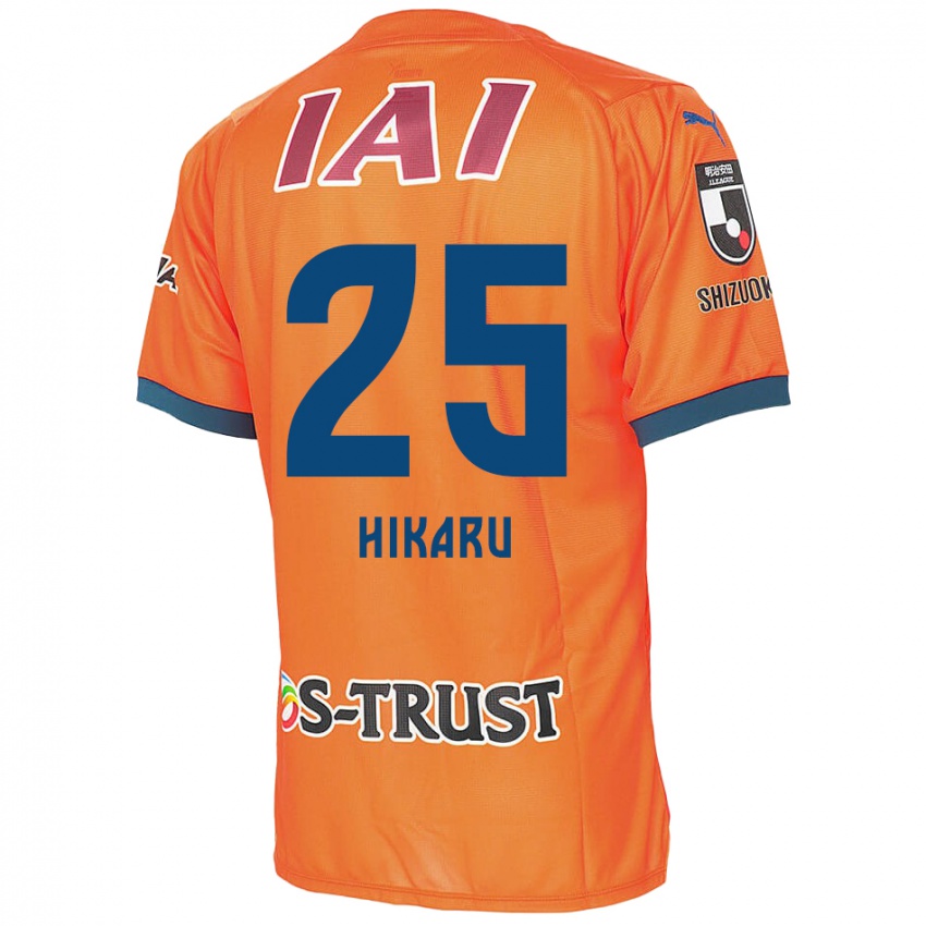 Børn Hikaru Naruoka #25 Orange Blå Hjemmebane Spillertrøjer 2024/25 Trøje T-Shirt