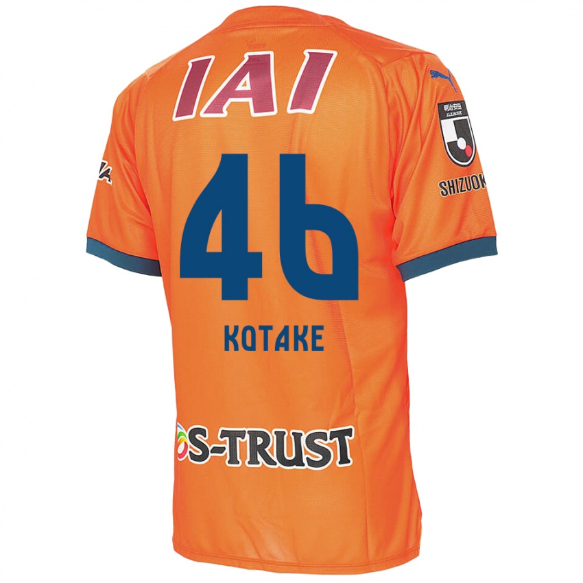 Børn Sean Kotake #46 Orange Blå Hjemmebane Spillertrøjer 2024/25 Trøje T-Shirt