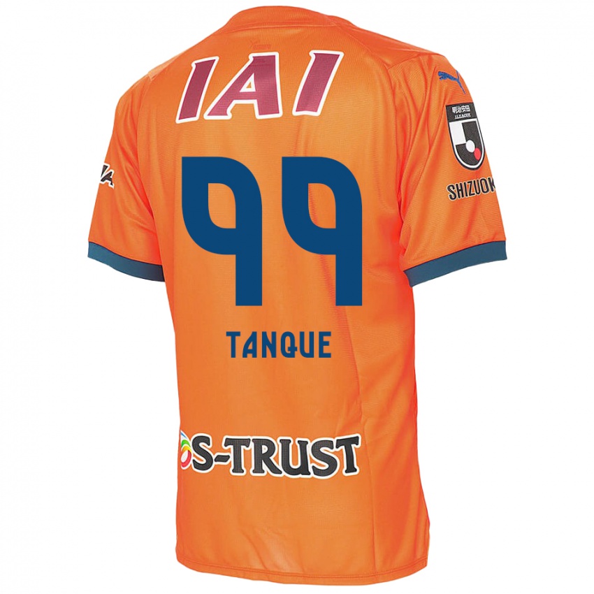 Børn Douglas Tanque #99 Orange Blå Hjemmebane Spillertrøjer 2024/25 Trøje T-Shirt