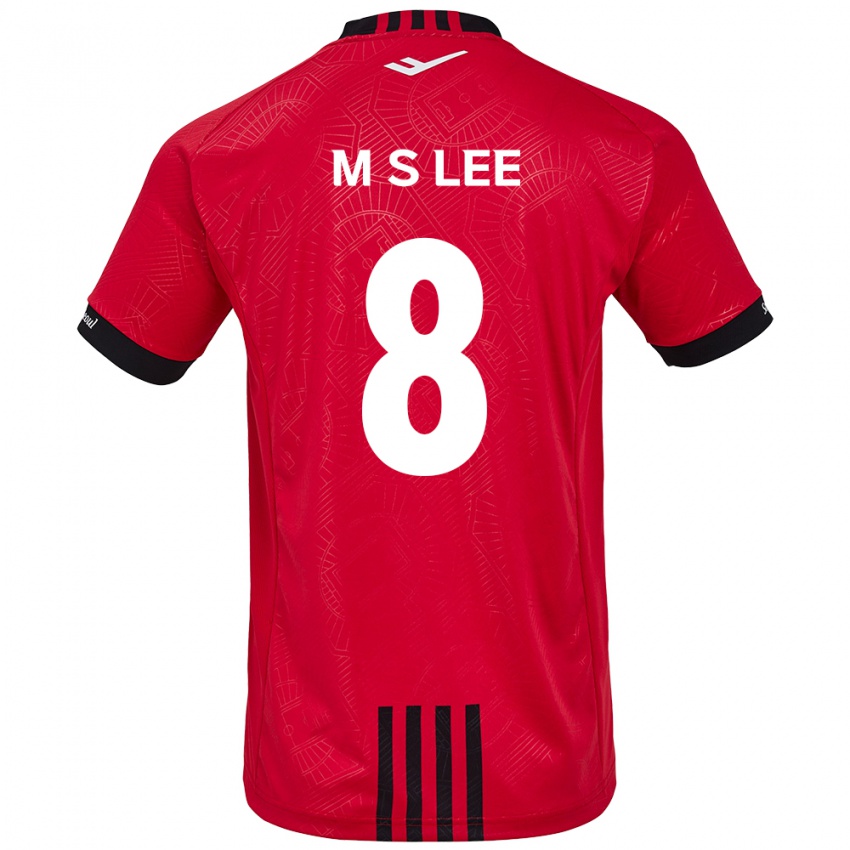 Børn Seung-Mo Lee #8 Rød Sort Hjemmebane Spillertrøjer 2024/25 Trøje T-Shirt