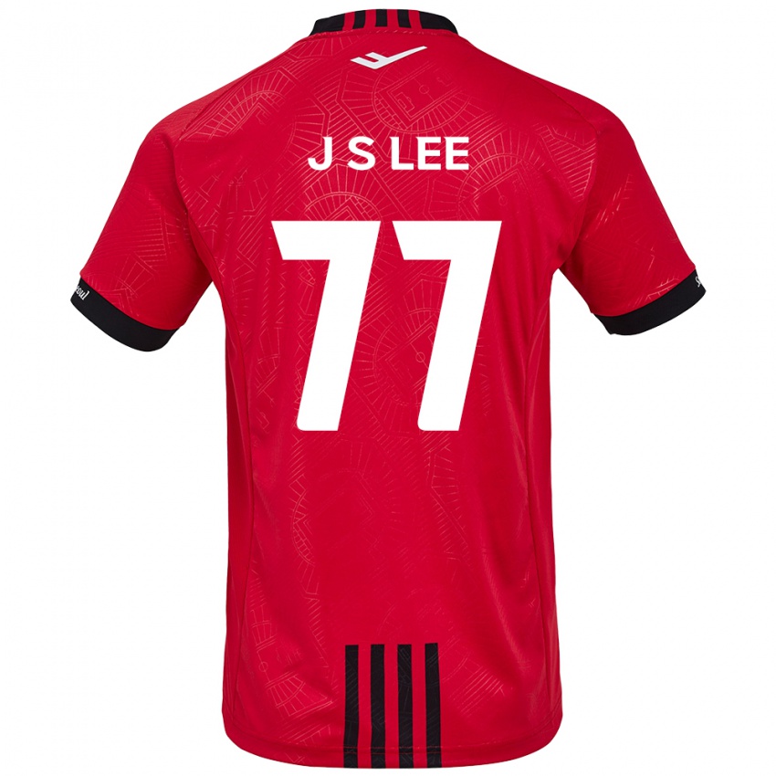 Børn Seung-Joon Lee #77 Rød Sort Hjemmebane Spillertrøjer 2024/25 Trøje T-Shirt