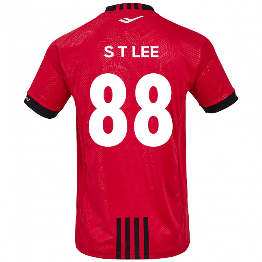 Børn Tae-Seok Lee #88 Rød Sort Hjemmebane Spillertrøjer 2024/25 Trøje T-Shirt