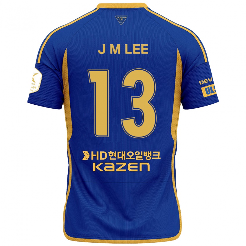 Børn Myung-Jae Lee #13 Blå Gul Hjemmebane Spillertrøjer 2024/25 Trøje T-Shirt