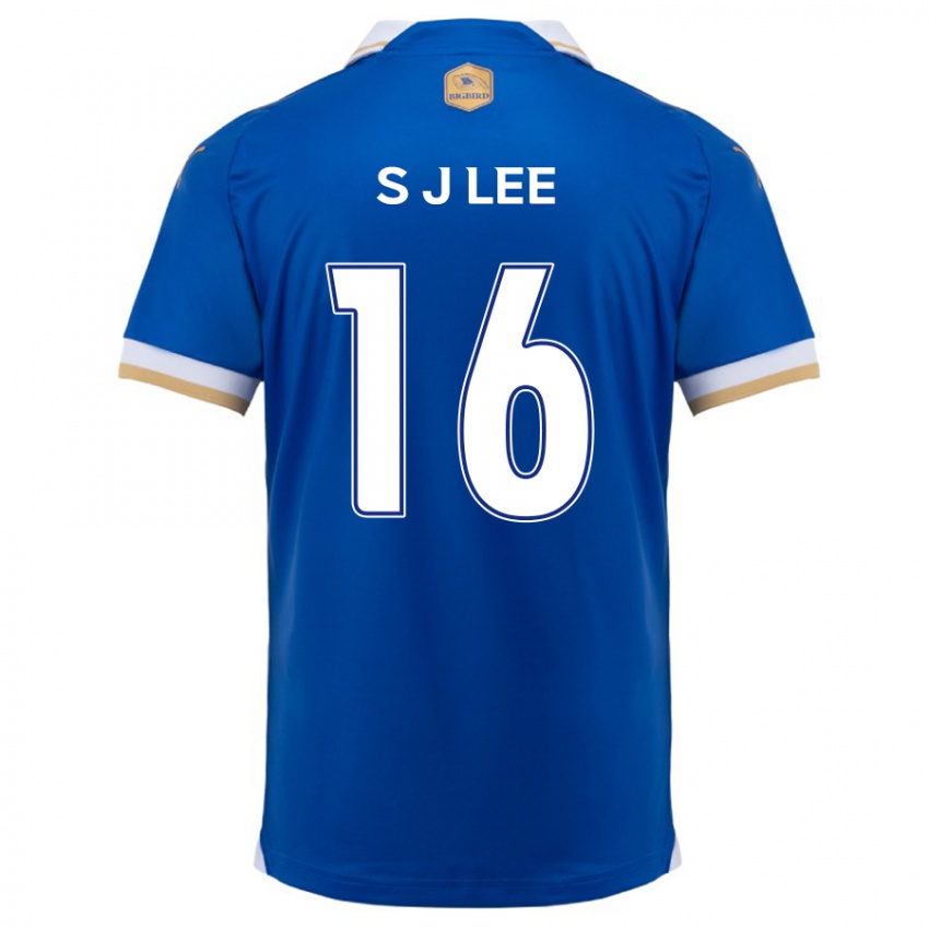 Børn Jong-Sung Lee #16 Blå Hvid Hjemmebane Spillertrøjer 2024/25 Trøje T-Shirt