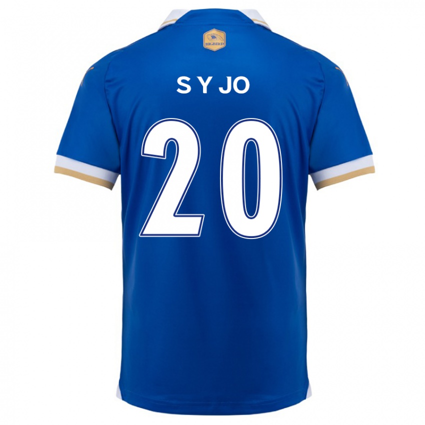 Børn Yun-Seong Jo #20 Blå Hvid Hjemmebane Spillertrøjer 2024/25 Trøje T-Shirt