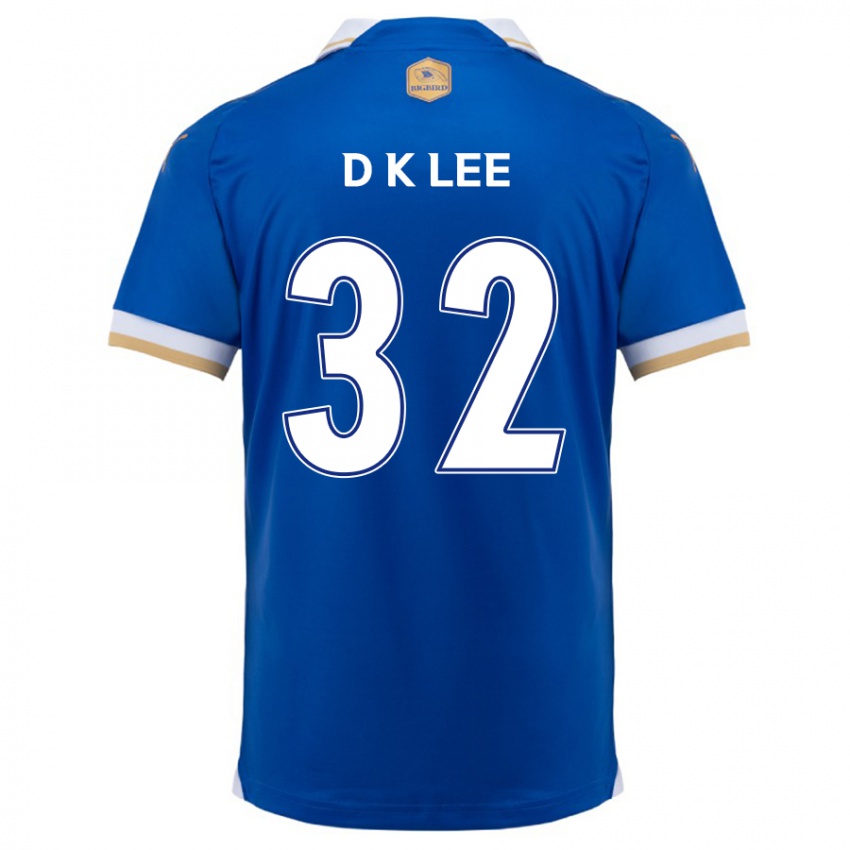 Børn Kyu-Dong Lee #32 Blå Hvid Hjemmebane Spillertrøjer 2024/25 Trøje T-Shirt