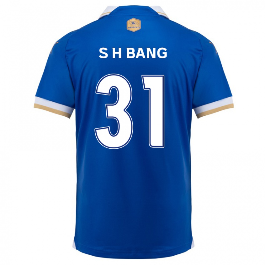 Børn Hee-Sang Bang #31 Blå Hvid Hjemmebane Spillertrøjer 2024/25 Trøje T-Shirt