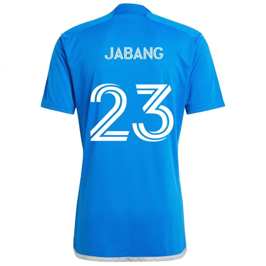 Børn Ousman Jabang #23 Blå Hvid Hjemmebane Spillertrøjer 2024/25 Trøje T-Shirt