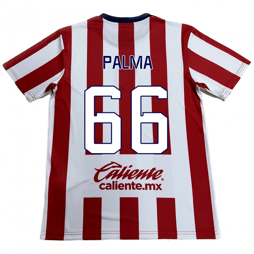 Børn Arturo Palma #66 Rød Hvid Hjemmebane Spillertrøjer 2024/25 Trøje T-Shirt