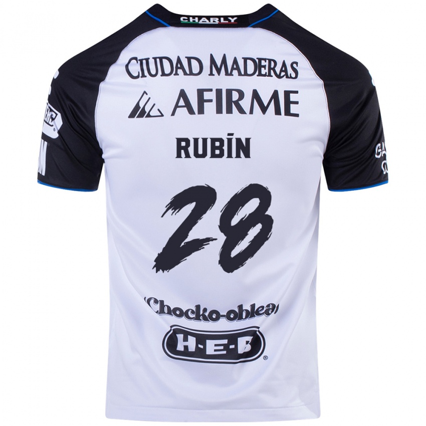 Børn Rubio Rubín #28 Sort Blå Hjemmebane Spillertrøjer 2024/25 Trøje T-Shirt