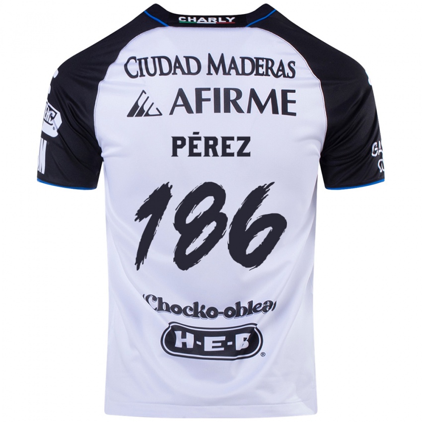 Børn José Pérez #186 Sort Blå Hjemmebane Spillertrøjer 2024/25 Trøje T-Shirt