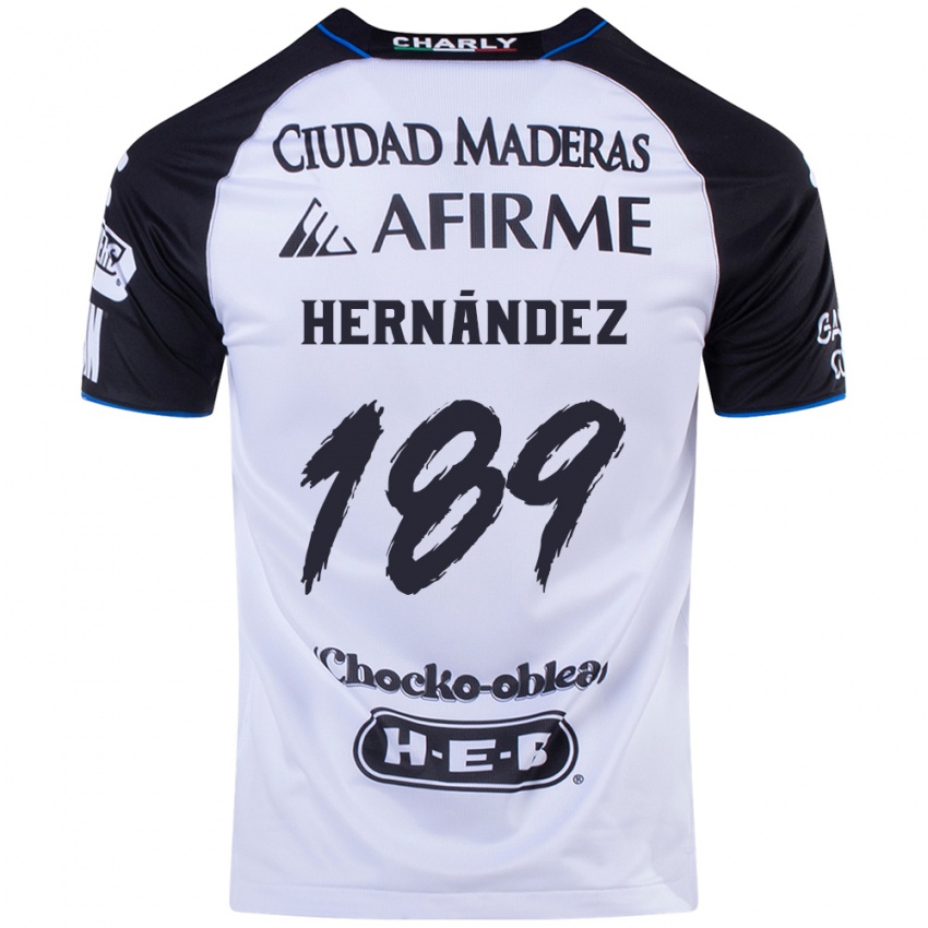 Børn Sebastián Hernández #189 Sort Blå Hjemmebane Spillertrøjer 2024/25 Trøje T-Shirt