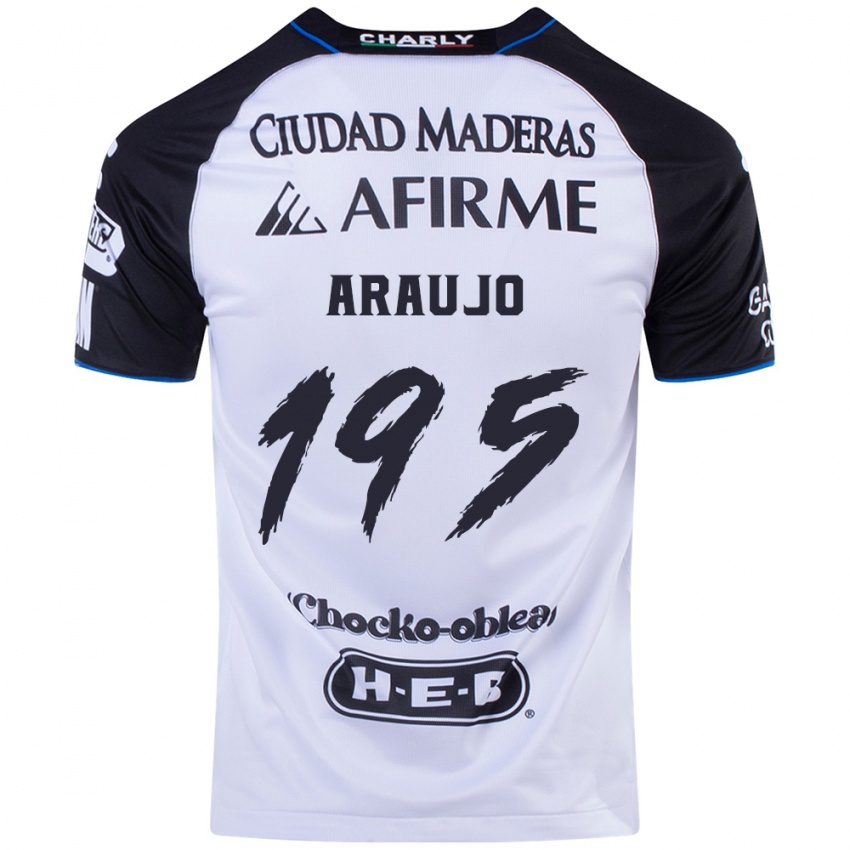 Børn Diego Araujo #195 Sort Blå Hjemmebane Spillertrøjer 2024/25 Trøje T-Shirt