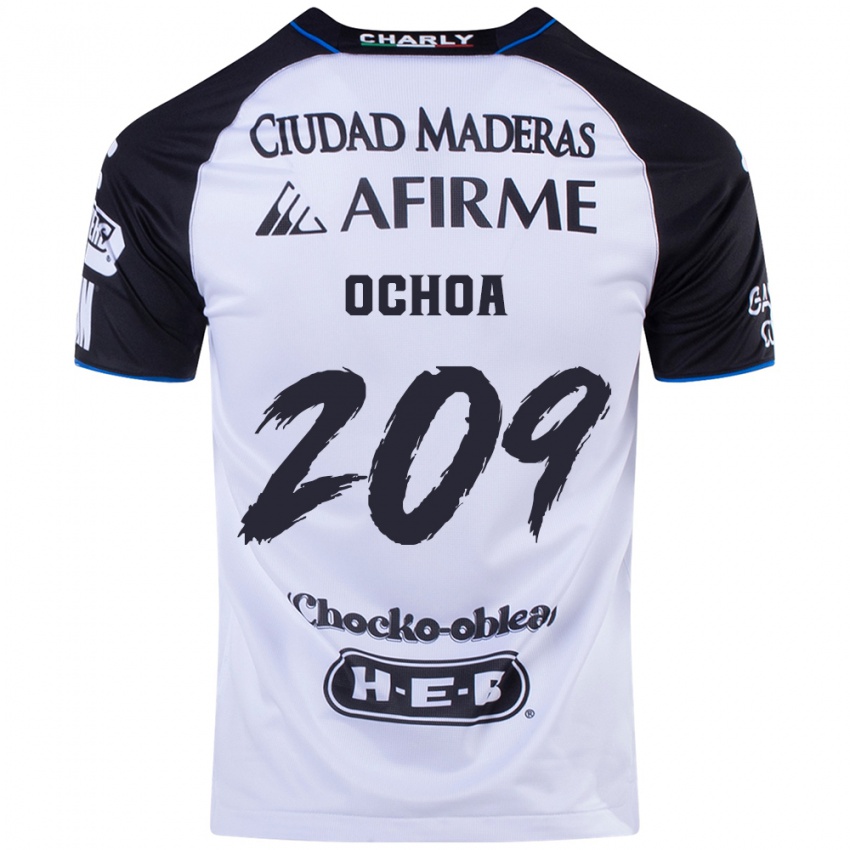 Børn José Ochoa #209 Sort Blå Hjemmebane Spillertrøjer 2024/25 Trøje T-Shirt