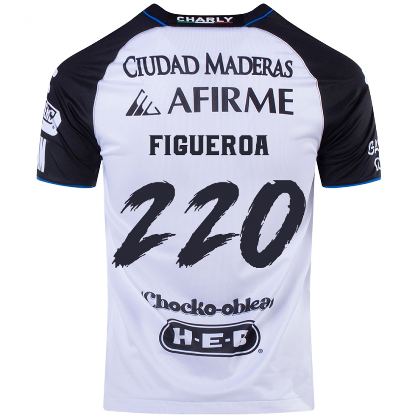 Børn Christopher Figueroa #220 Sort Blå Hjemmebane Spillertrøjer 2024/25 Trøje T-Shirt