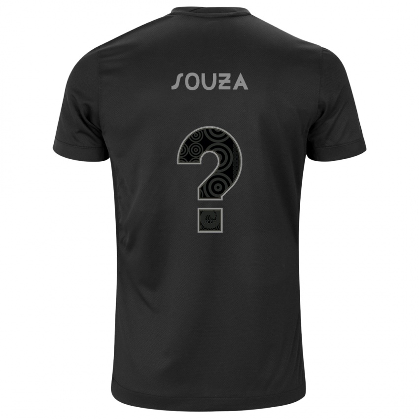 Børn Hugo Souza #0 Sort Udebane Spillertrøjer 2024/25 Trøje T-Shirt