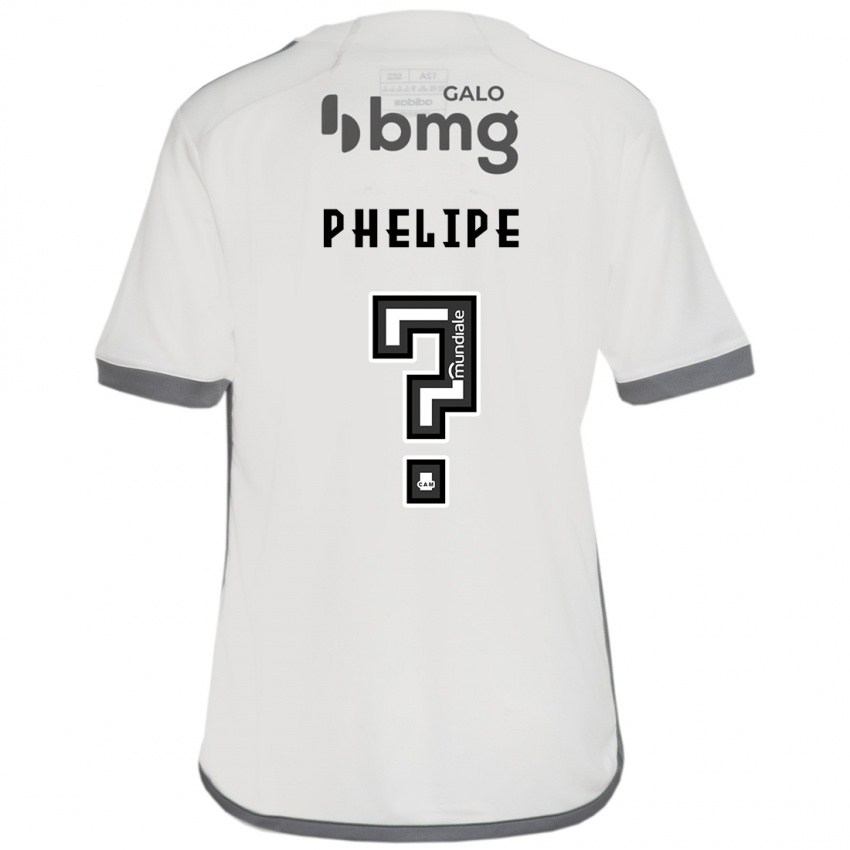 Børn Zé Phelipe #0 Off White Udebane Spillertrøjer 2024/25 Trøje T-Shirt