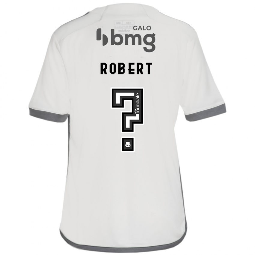 Børn Robert Pinto #0 Off White Udebane Spillertrøjer 2024/25 Trøje T-Shirt