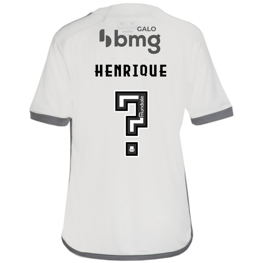 Børn Bruno Henrique #0 Off White Udebane Spillertrøjer 2024/25 Trøje T-Shirt