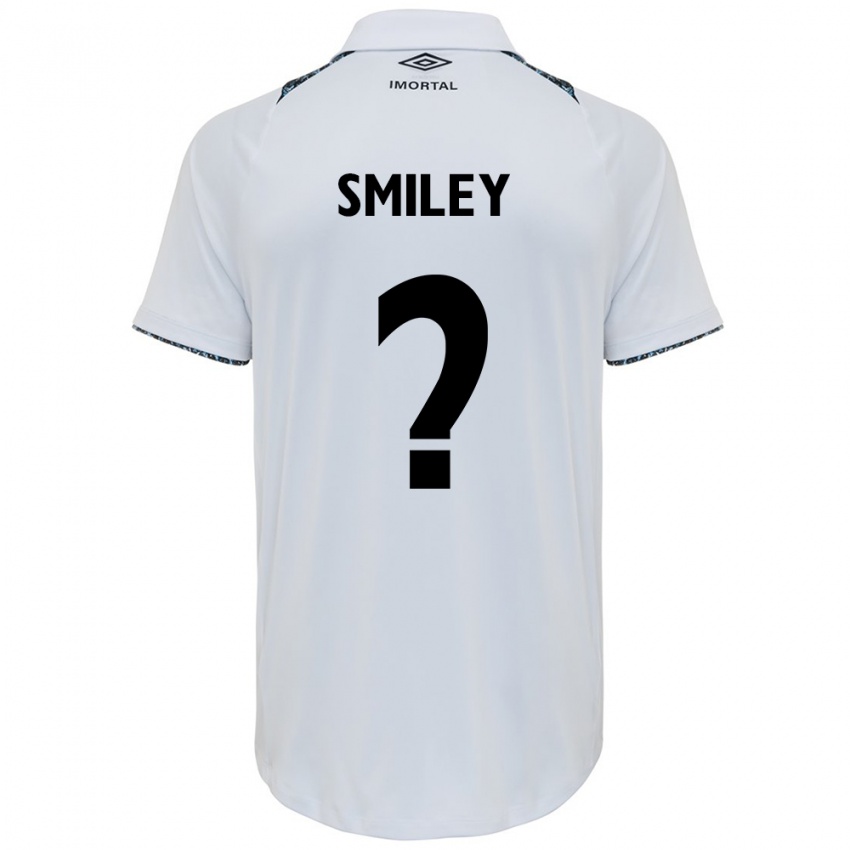 Børn Smiley #0 Hvid Blå Udebane Spillertrøjer 2024/25 Trøje T-Shirt