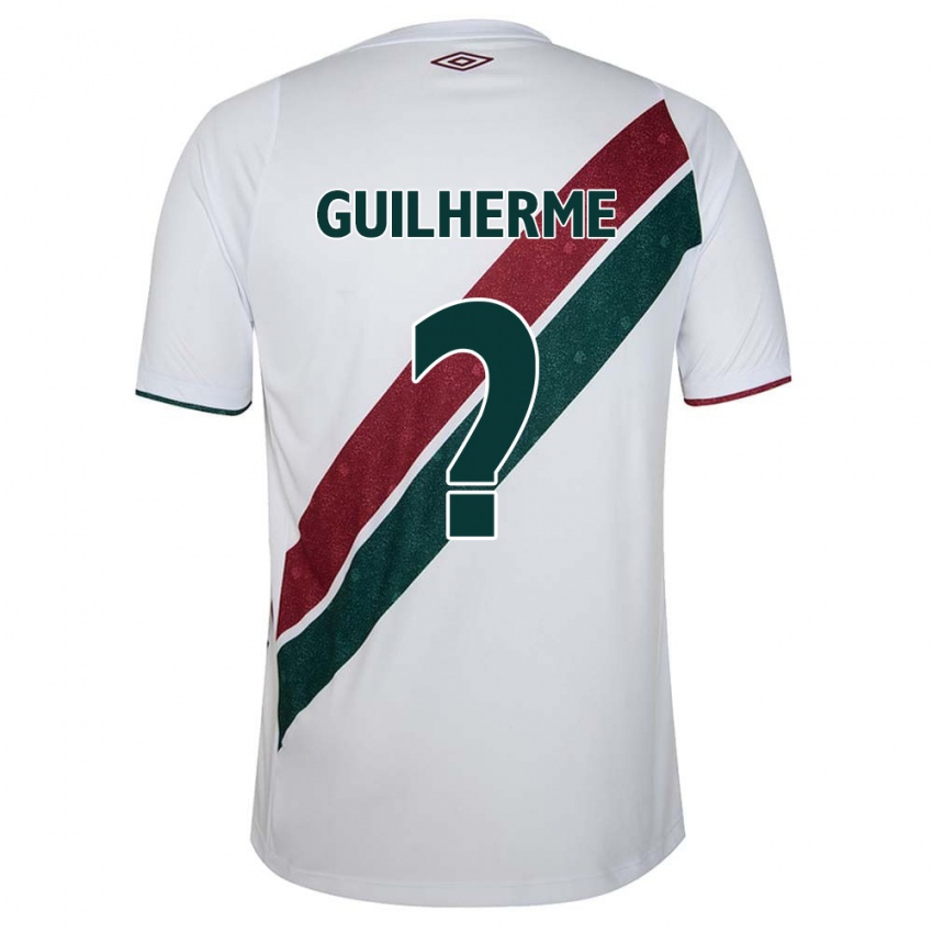 Børn Luiz Guilherme #0 Hvid Grøn Rødbrun Udebane Spillertrøjer 2024/25 Trøje T-Shirt